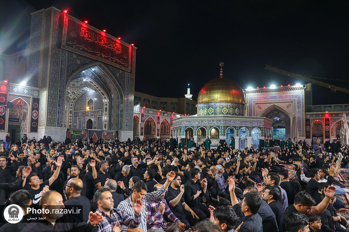 Afghan processions mourn at shrine’s husayniyya
