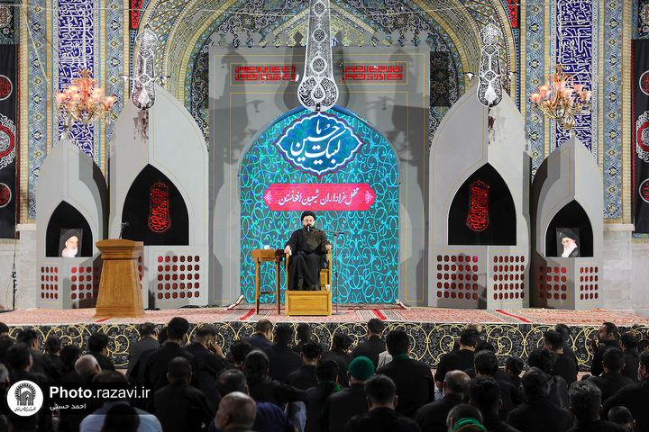 Afghan processions mourn at shrine’s husayniyya
