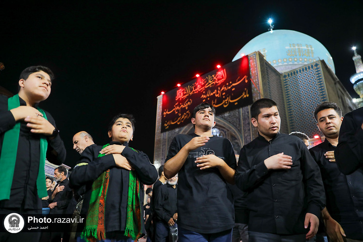 Afghan processions mourn at shrine’s husayniyya
