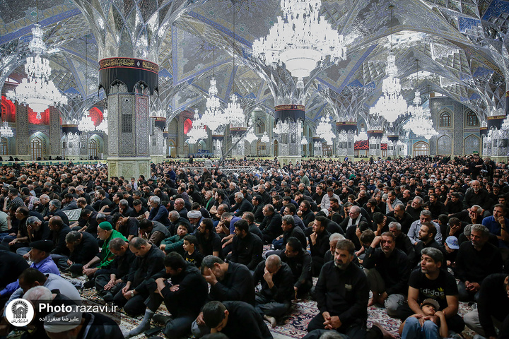 Special Ashura mourning ceremony underway in shrine