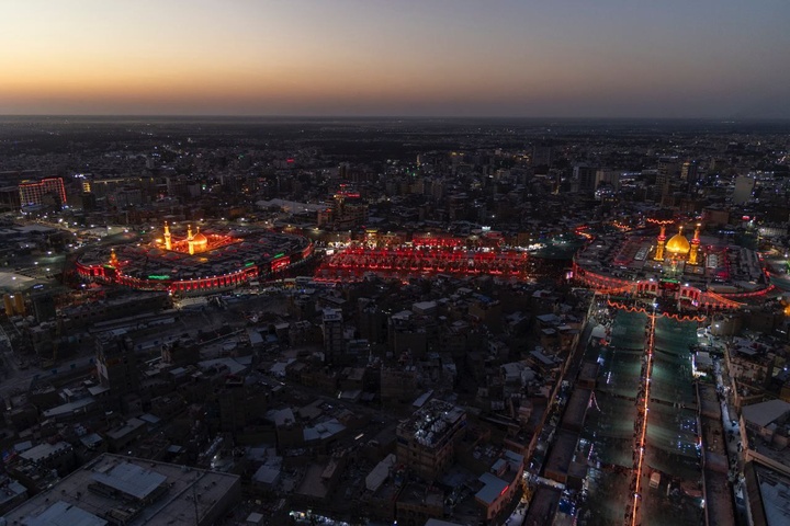 عزاداری عاشقان حسینی در کربلا معلی