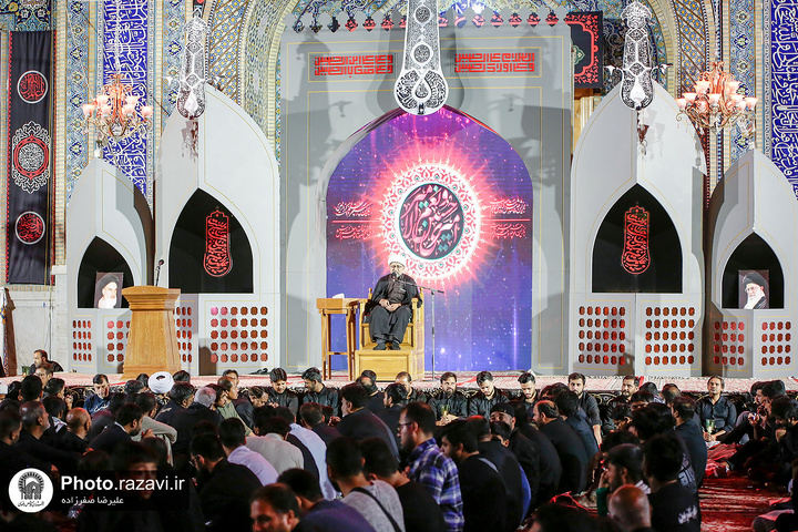 Urdu-speaking mourning processions gather in shrine's Hussainyah