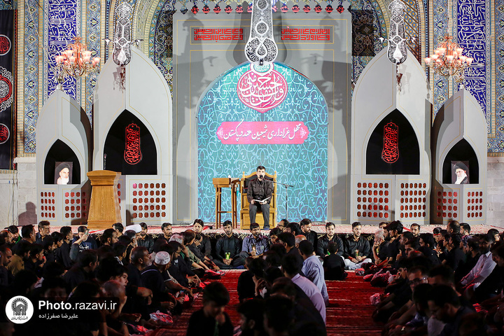 Urdu-speaking mourning processions gather in shrine's Hussainyah