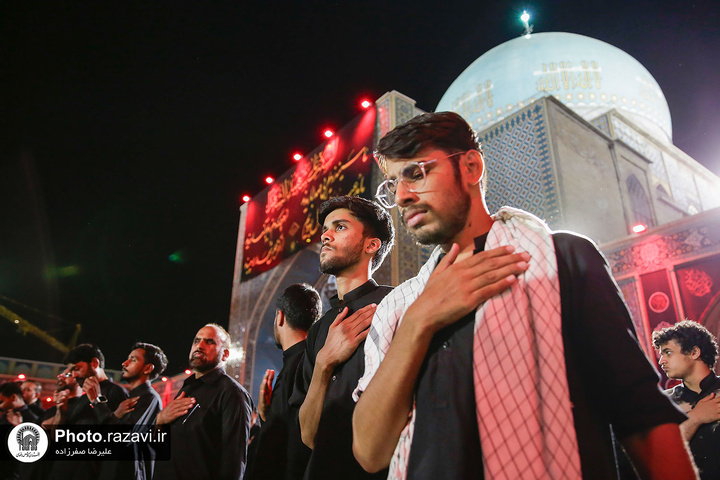 Urdu-speaking mourning processions gather in shrine's Hussainyah