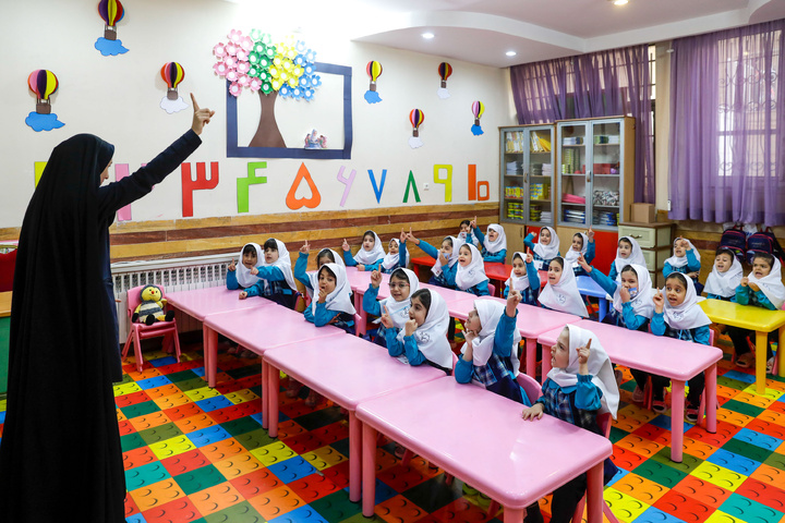 Religious education of children in Imam Reza schools