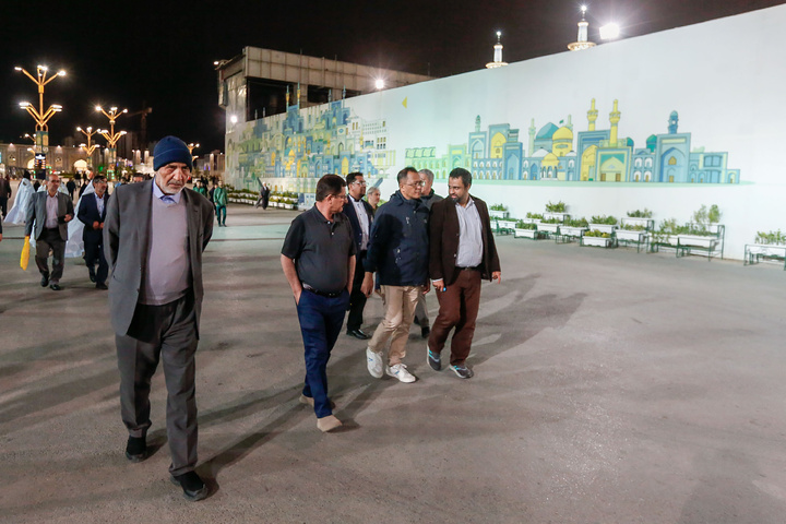 Participants of the International Persian Language Conference visit Imam Reza shrine