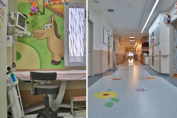 Razavi Hospital provides a safe, calm place for children