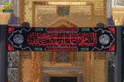 سیاه پوش کردن حرم مطهر امامین جوادین(ع) به مناسبت ایام فاطمیه اول