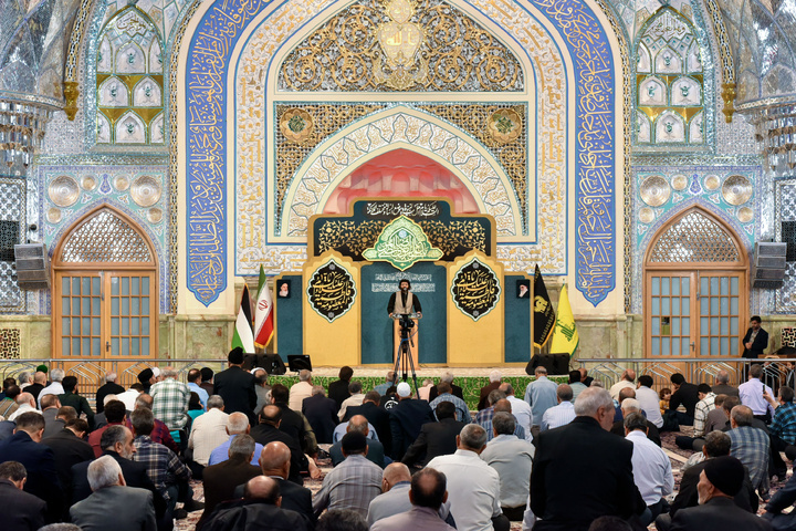 Imam Reza holy shrine's atmosphere on the night of Hazrat Masumeh (SA) demise anniversary