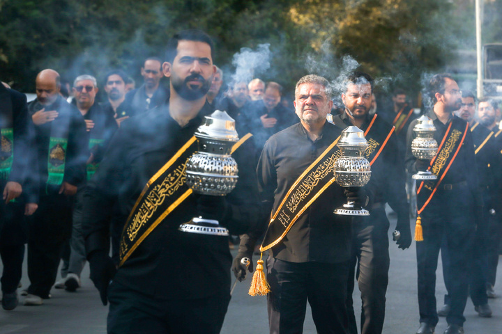 Razavi servants participate in mourning ceremonies at Hazrat Masoumeh shrine