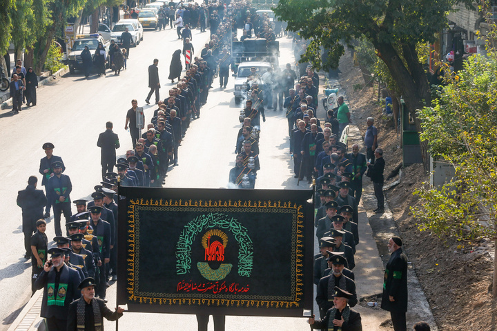 Razavi servants participate in mourning ceremonies at Hazrat Masoumeh shrine