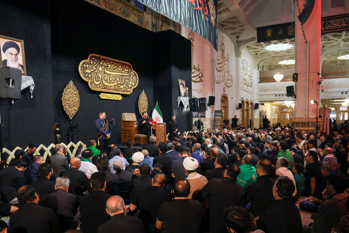 Razavi servants participate in mourning ceremonies at Hazrat Masoumeh shrine