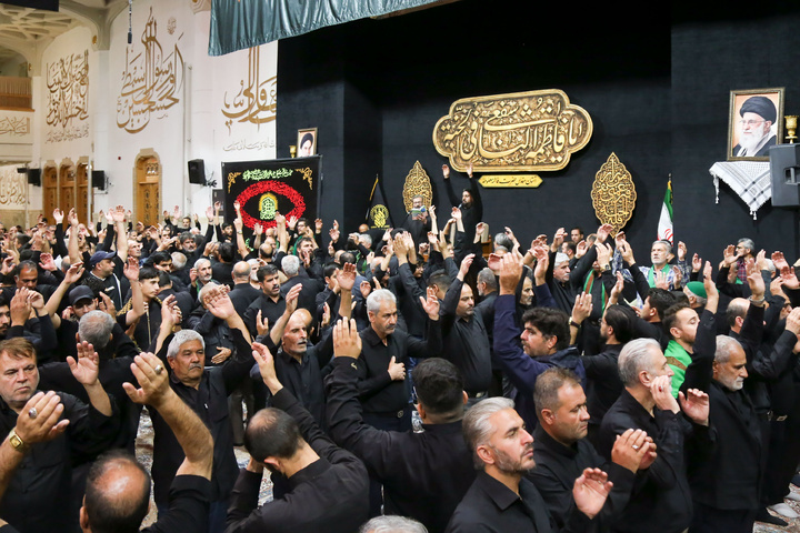 Razavi servants participate in mourning ceremonies at Hazrat Masoumeh shrine