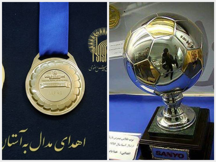 Holy shrine museums keep 700 donated medals Holy shrine museums keep 700 donated medals