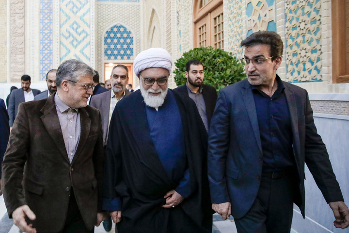 Project to refurbish the façade of Qibla Square inaugurated at Imam Reza shrine