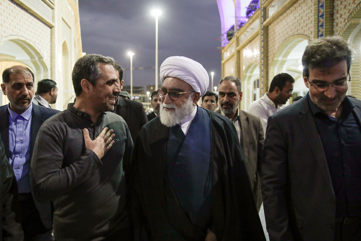 Project to refurbish the façade of Qibla Square inaugurated at Imam Reza shrine