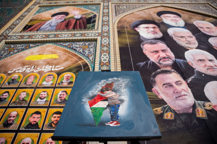 ‘Depiction of Flood’ art event underway in Imam Reza shrine