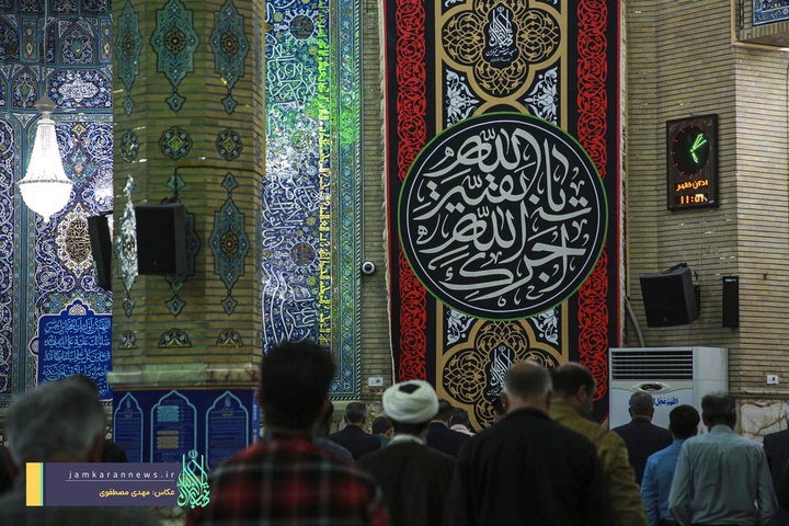 عزاداری فاطمیه در مسجد مقدس جمکران