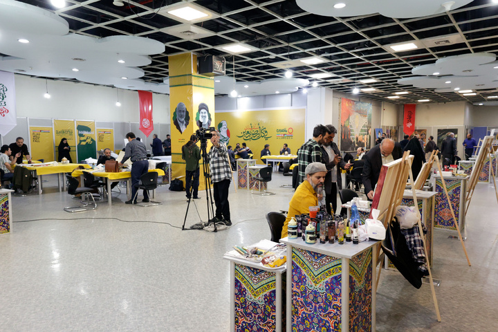 The Flag Will Not Fall’ artistic event held at Imam Reza Shrine