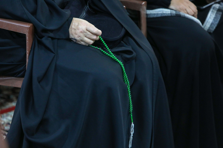 شہادت حضرت فاطمہ زہراء(س) کے موقع پر آستان قدس رضوی کے لبنانی مہمانوں کی جانب سے عزاداری کا انعقاد