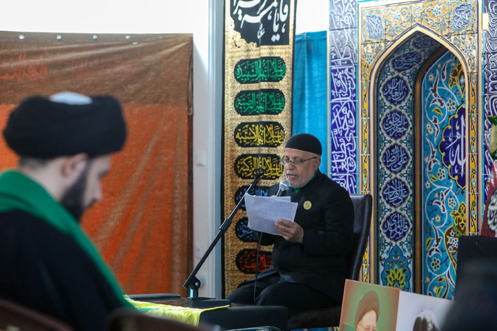 شہادت حضرت فاطمہ زہراء(س) کے موقع پر آستان قدس رضوی کے لبنانی مہمانوں کی جانب سے عزاداری کا انعقاد