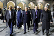 ECO summit participants visit Imam Reza shrine