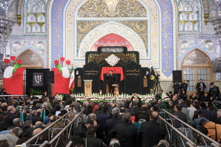 Farewell to bodies of 12 anonymous martyrs of Sacred Defense in Mashhad