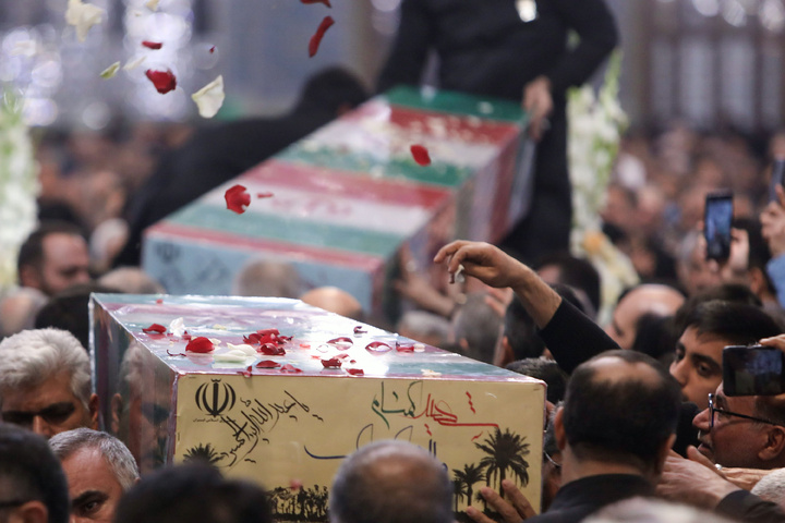 Farewell to bodies of 12 anonymous martyrs of Sacred Defense in Mashhad