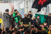 مراسم عزاء الزوار العراقیین في الحرم الرضوي الشریف