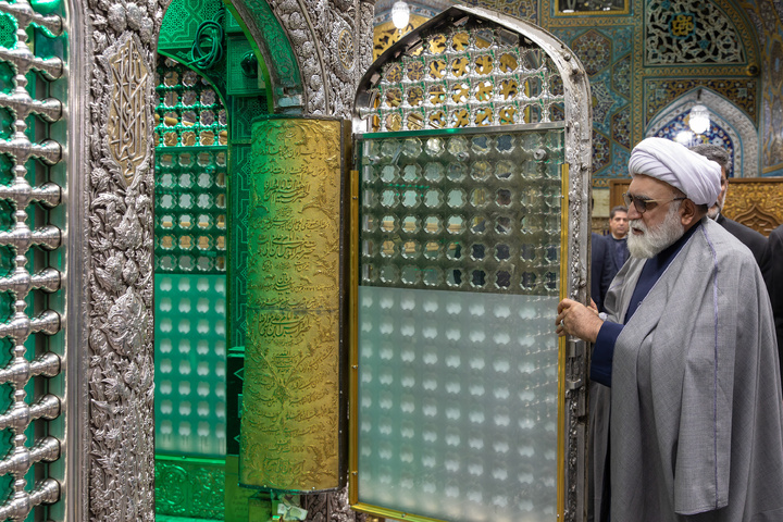 Dusting ceremony held for Imam Reza shrine