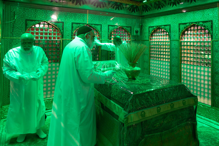 Dusting ceremony held for Imam Reza shrine