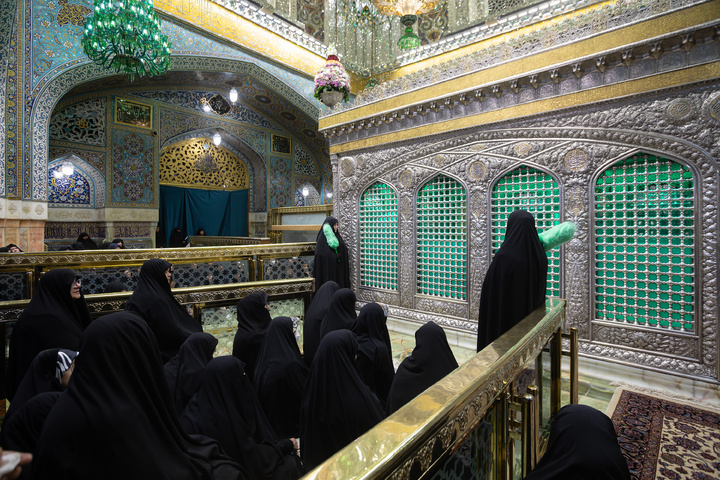 Dusting ceremony held for Imam Reza shrine