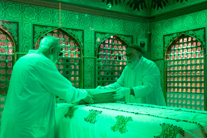 Dusting ceremony held for Imam Reza shrine