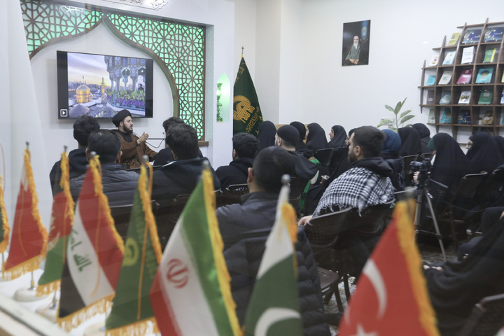 Foreign Shia Muslims celebrate New Year at Imam Reza shrine