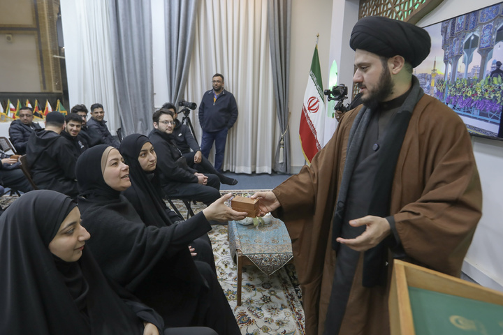 Foreign Shia Muslims celebrate New Year at Imam Reza shrine