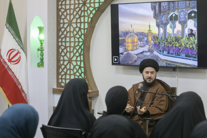 Foreign Shia Muslims celebrate New Year at Imam Reza shrine