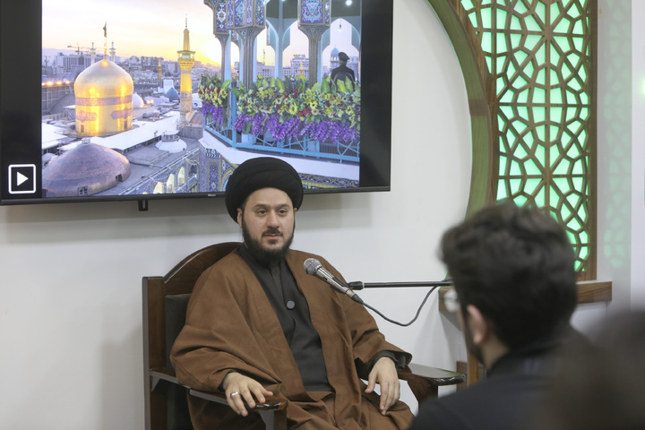 Foreign Shia Muslims celebrate New Year at Imam Reza shrine