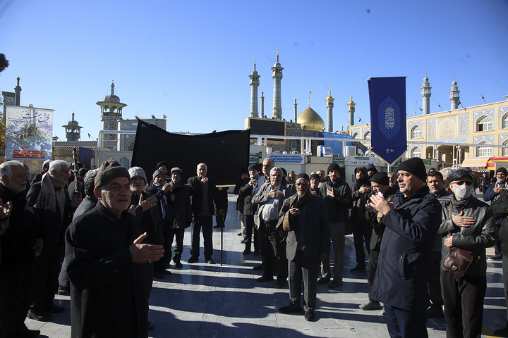 عزاداری سالروز شهادت امام هادی(ع) در حرم مطهر حضرت معصومه(س)