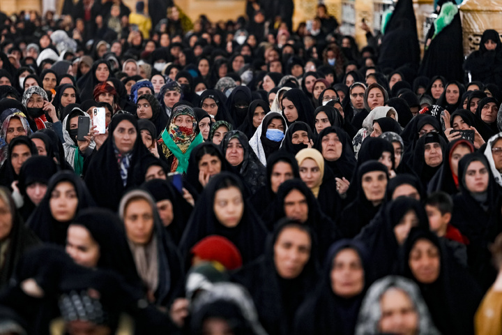 First-time pilgrim nomads from across the country gather at Imam Reza shrine