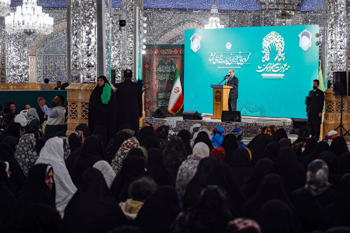 First-time pilgrim nomads from across the country gather at Imam Reza shrine