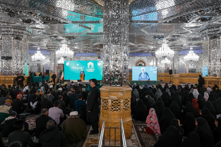 First-time pilgrim nomads from across the country gather at Imam Reza shrine