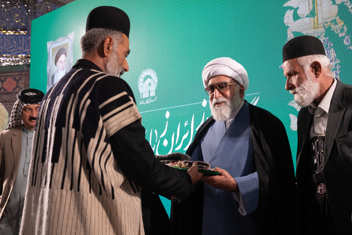 First-time pilgrim nomads from across the country gather at Imam Reza shrine