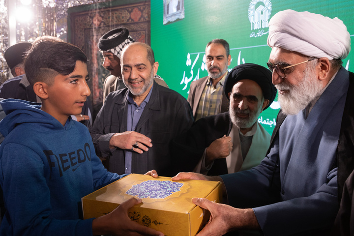 First-time pilgrim nomads from across the country gather at Imam Reza shrine