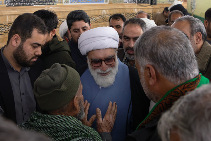 First-time pilgrim nomads from across the country gather at Imam Reza shrine