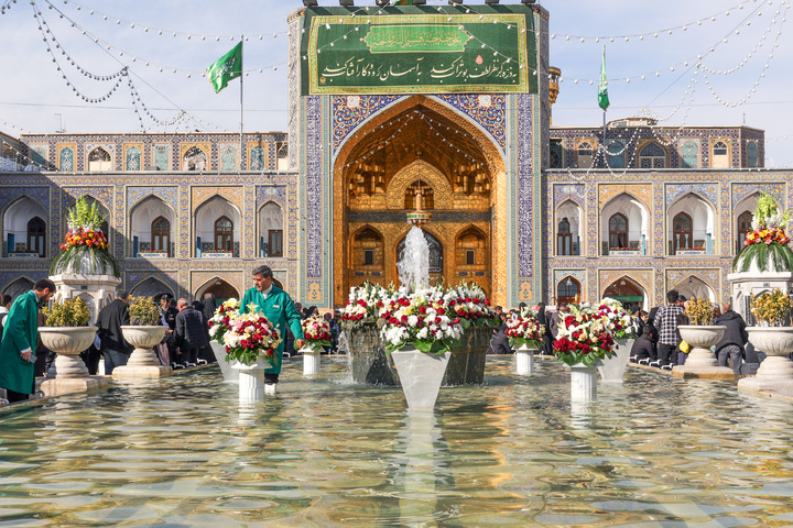 Imam Reza shrine prepares for Imam Ali's birth anniversary