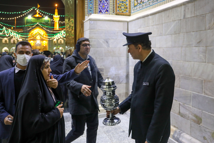 Imam Reza shrine shines on Imam Ali's birth anniversary