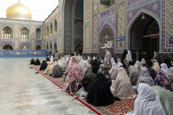 Spiritual Itikaf ceremony underway at Imam Reza Shrine