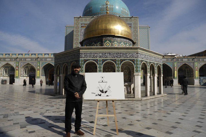Artist creates work depicting bravery of Yemeni fighters Artist creates work depicting bravery of Yemeni fighters