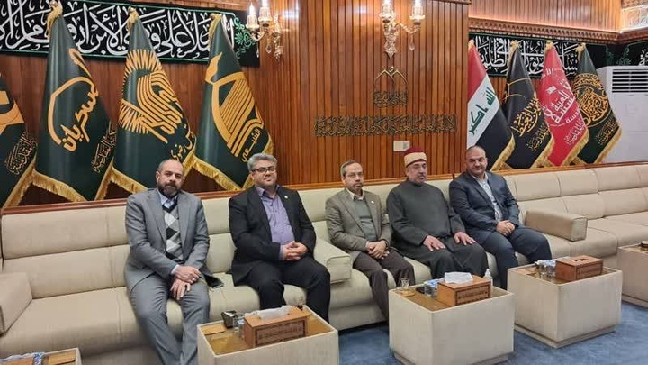 رئيس جامعة الإمام الرضا(ع) الدولیة يلتقي مدراء العتبة الكاظمية المقدسة رئيس جامعة الإمام الرضا(ع) الدولیة يلتقي مدراء العتبة الكاظمية المقدسة