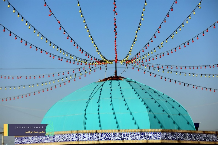 چراغانی مسجد مقدس جمکران به مناسبت اعیاد شعبان